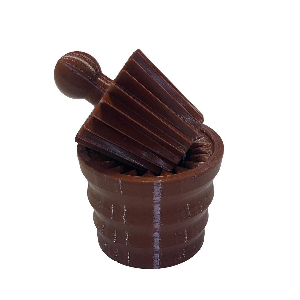 V-Fold Paper Molding Tool-Brown