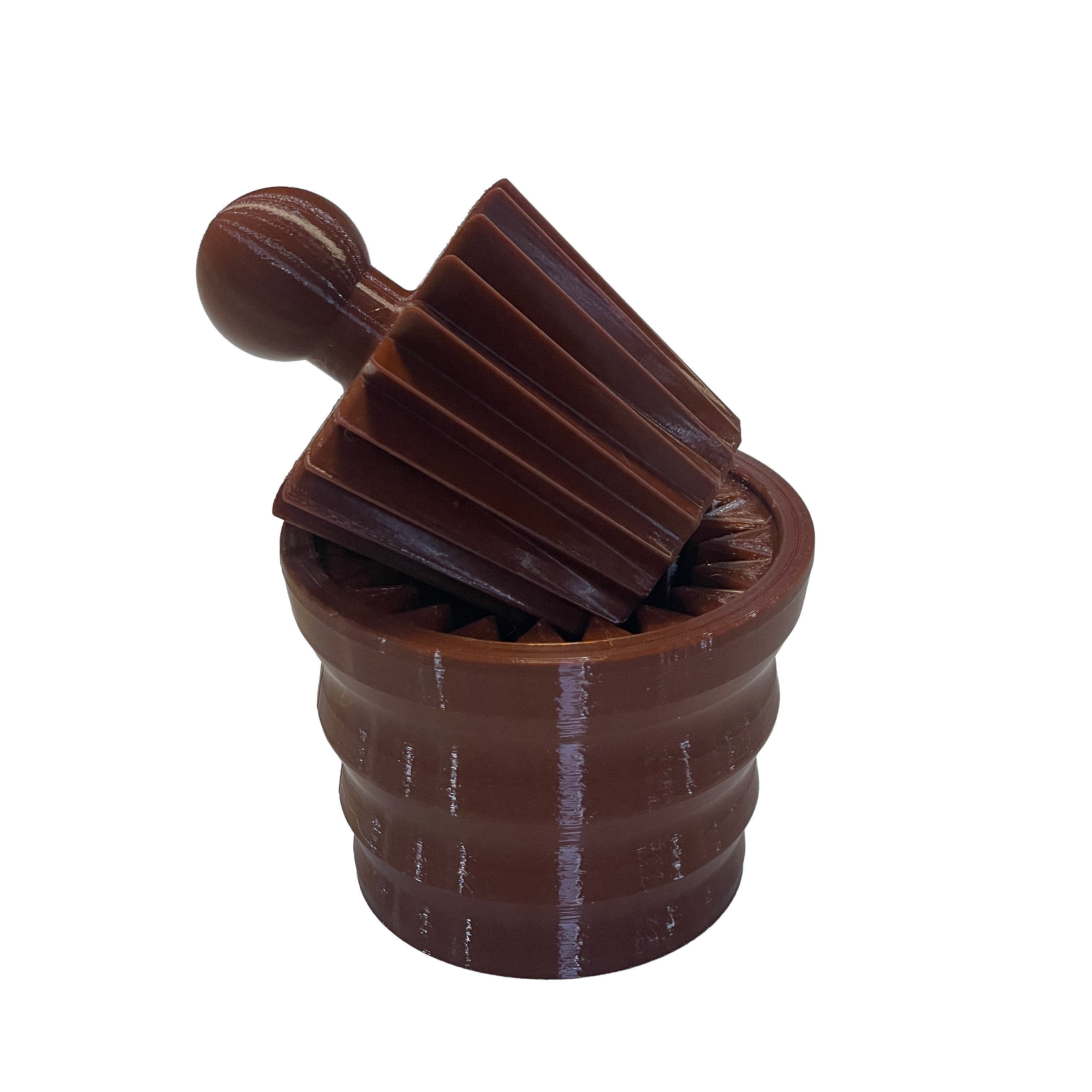 V-Fold Paper Molding Tool-Brown