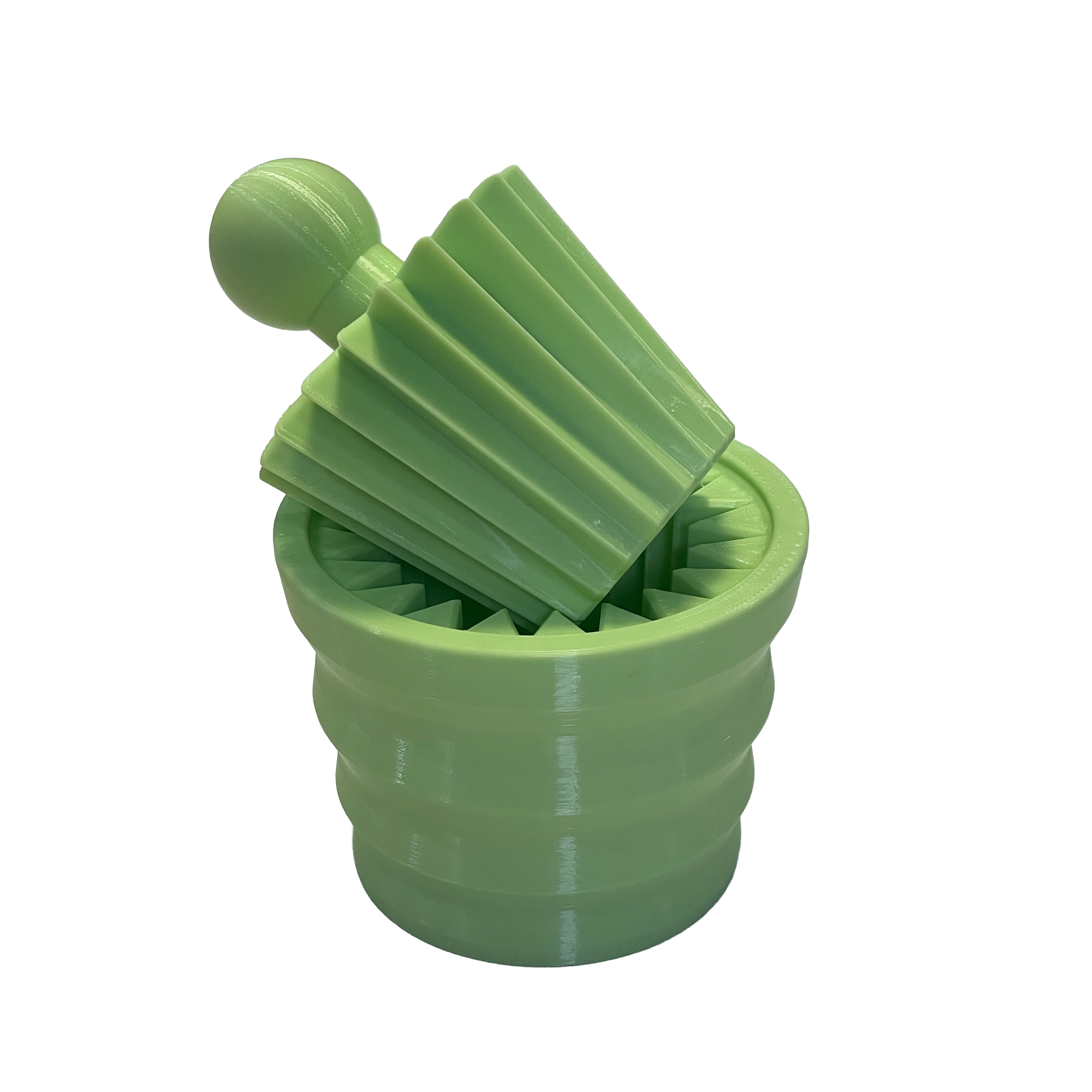 V-Fold Paper Molding Tool-Green