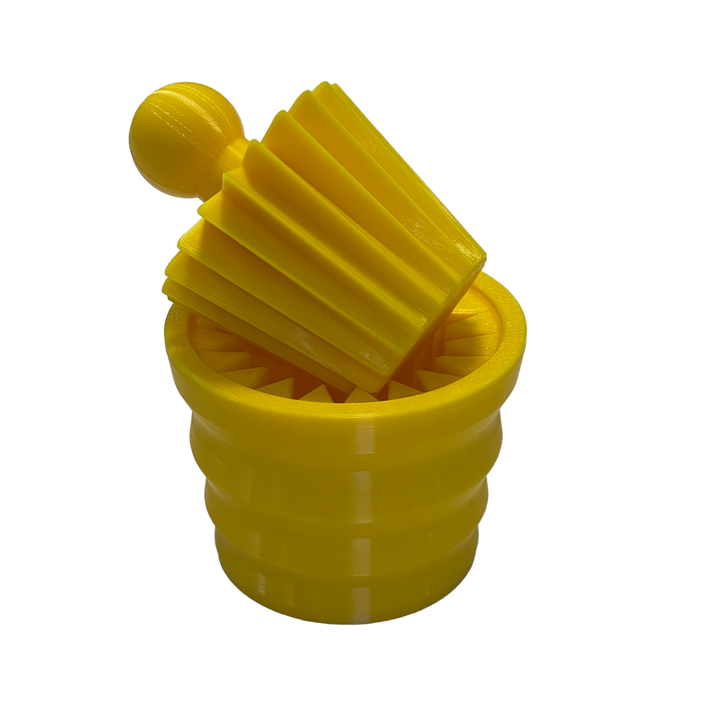 V-Fold Paper Molding Tool-Yellow