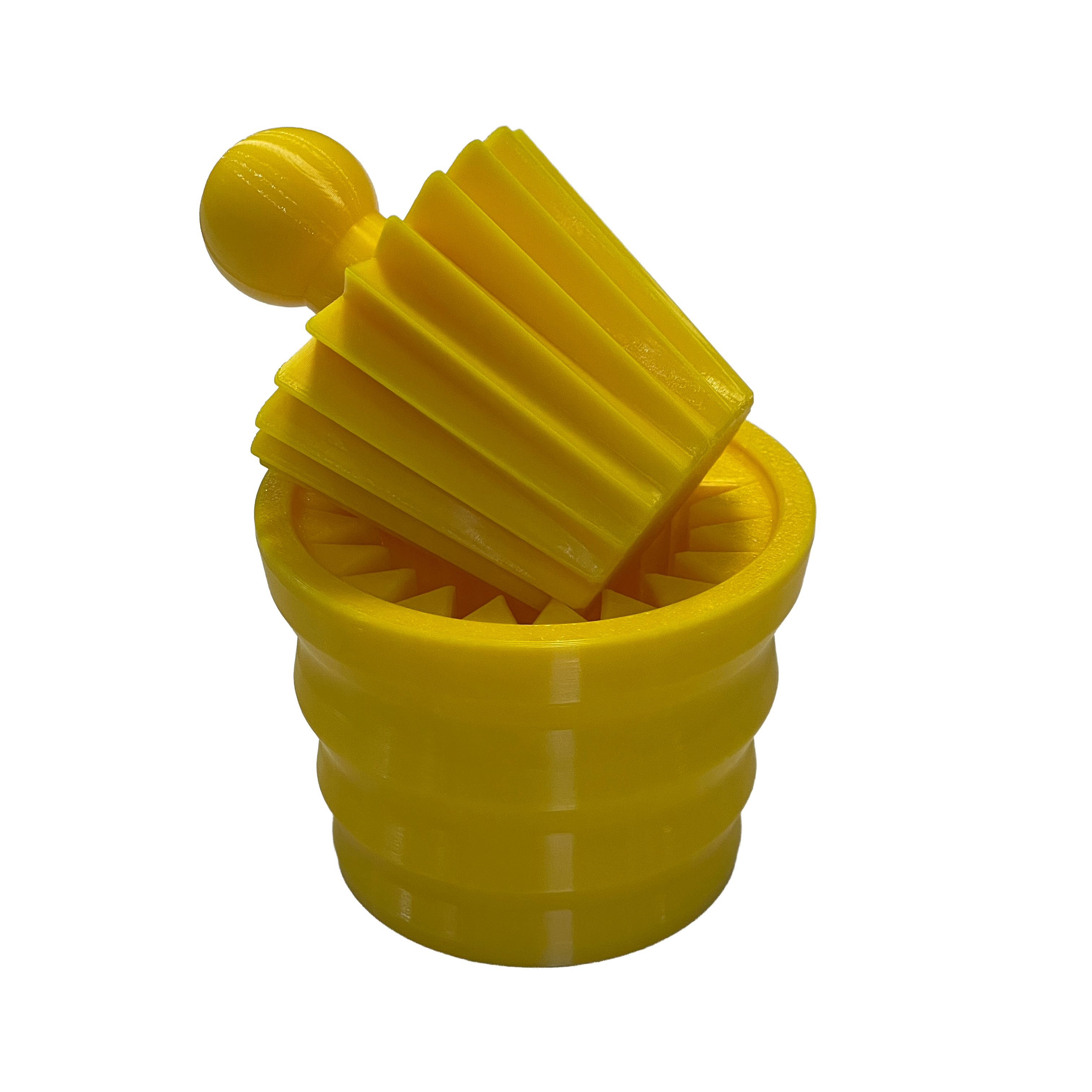 V-Fold Paper Molding Tool-Yellow