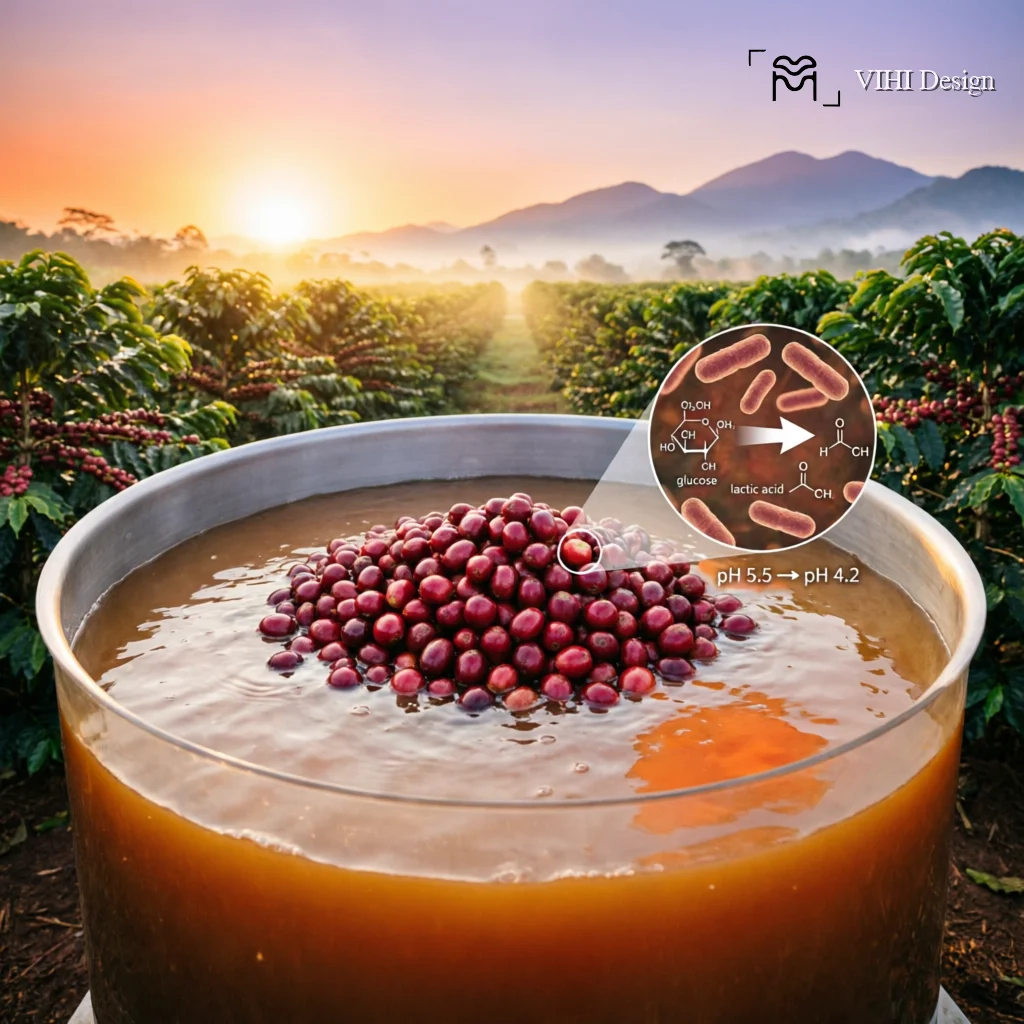 Lactic Acid Bacteria in Coffee Fermentation: Building Clean Acidity and Sweetness