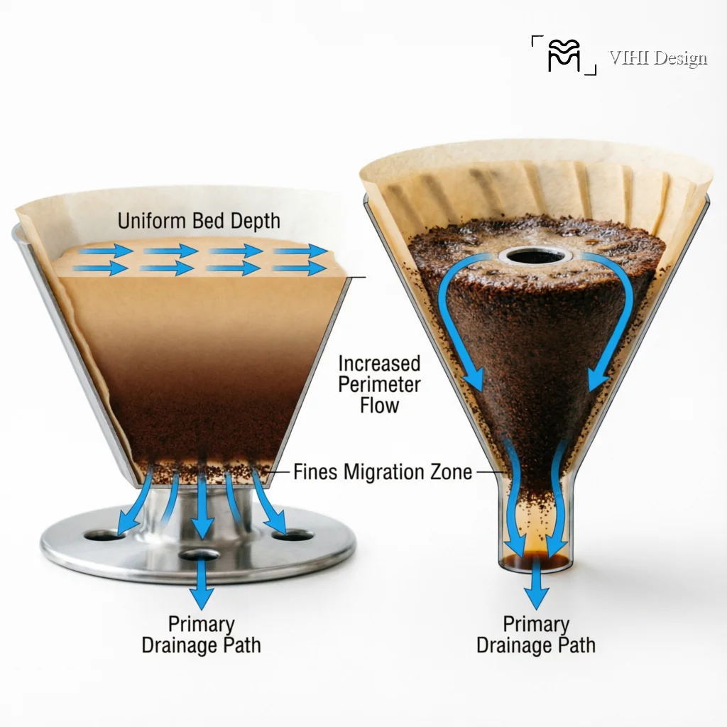 Flat Bottom vs Conical Filters: How Filter Shape Changes Your Coffee