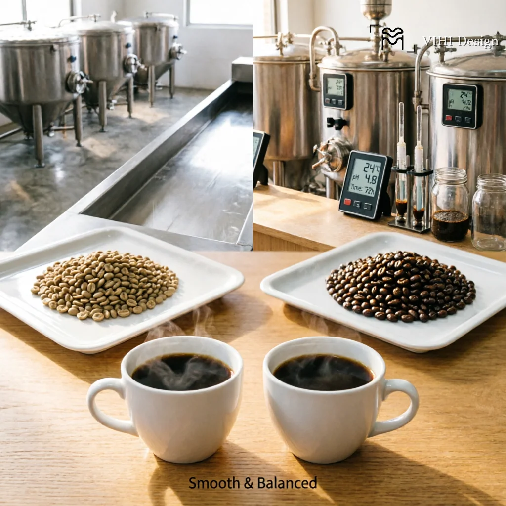 Post-Harvest Processing for Low-Acidity Coffee: Methods for a Smoother Cup