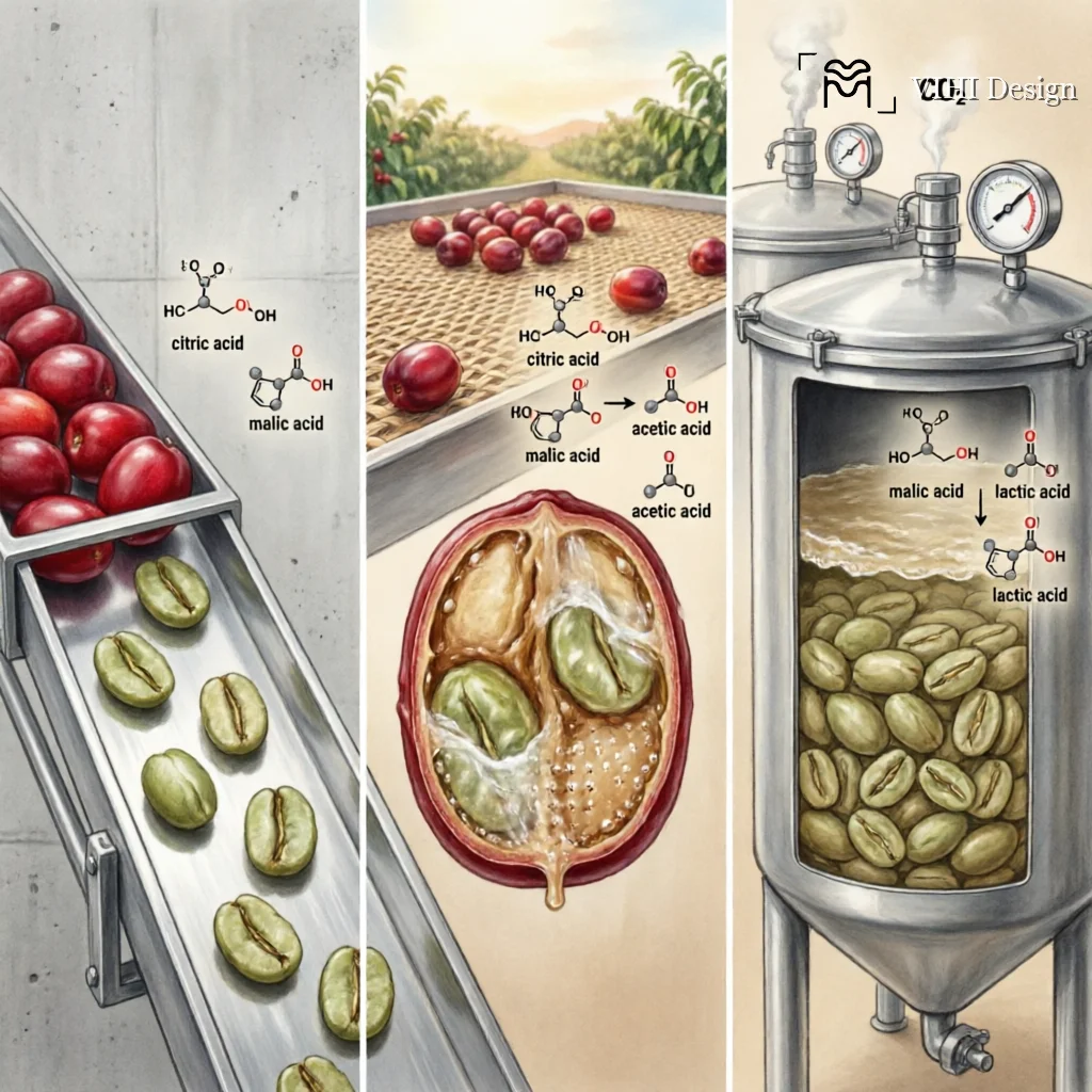 The Impact of Processing on Organic Acids: Citric, Malic, and Acetic Acid Profiles