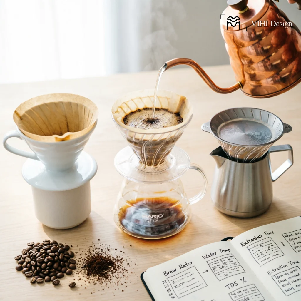 Origami Dripper vs V60 vs Kalita Wave: Which Should You Choose?