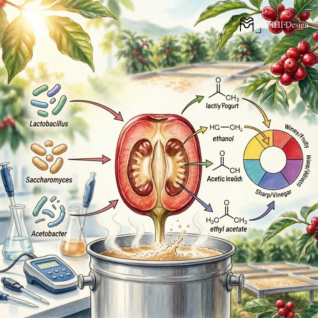 Mapping Microbial Metabolites to Flavor Notes: A Guide to Fermentation Flavors