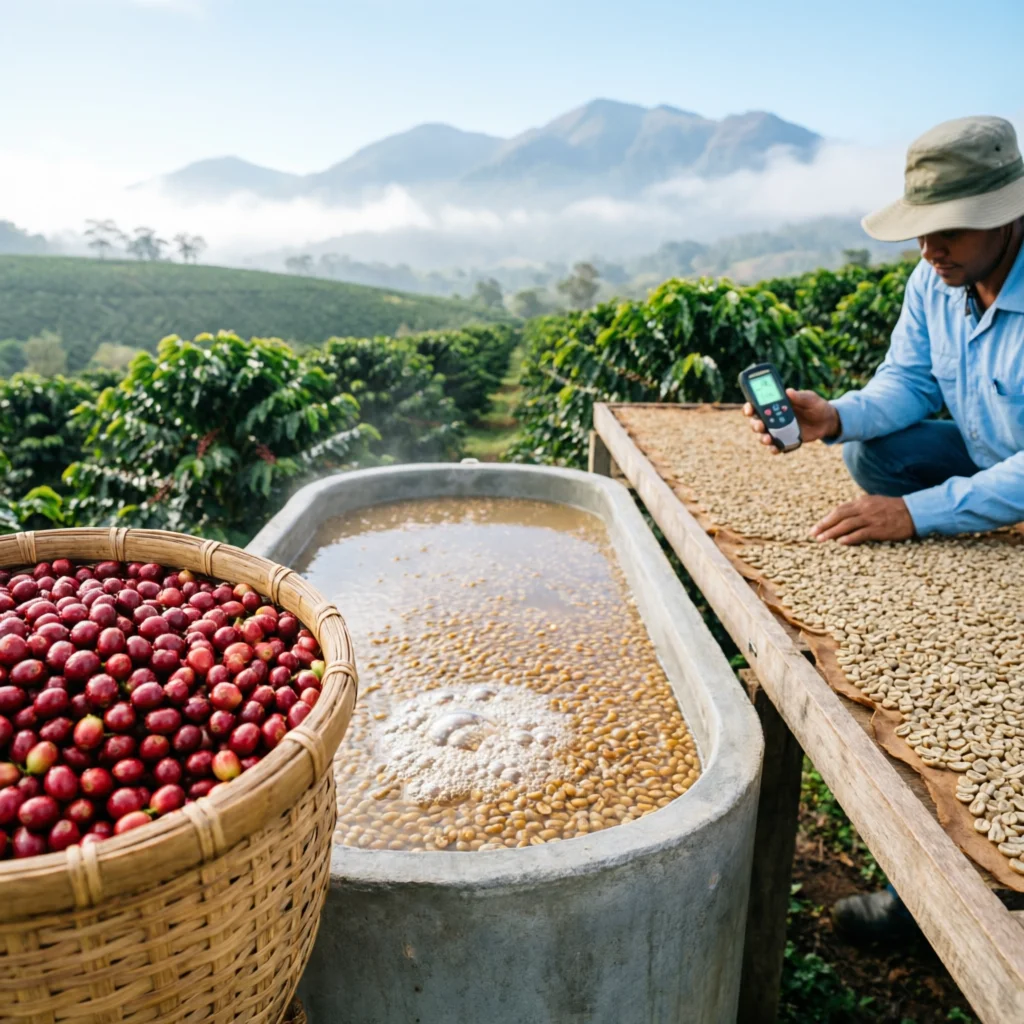 The Complete Guide to Coffee Post-Harvest Processing: From Cherry to Green Bean